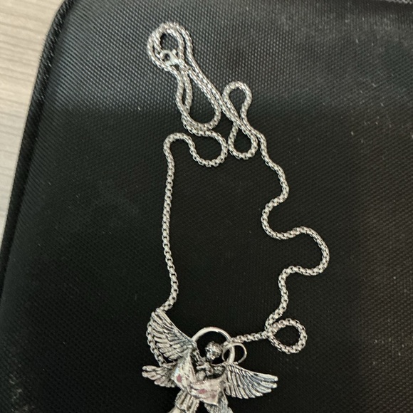 Jewelry - Silver Angel Pendant Necklace